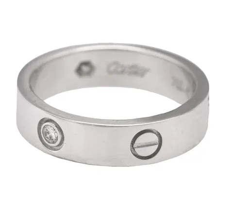 cartier silver ring