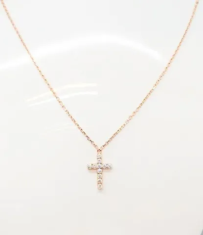 cartier gold cross necklace