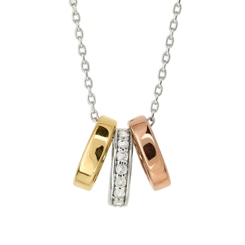 cartier necklace three rings