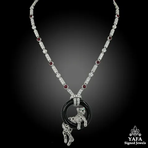 vintage cartier diamond necklace