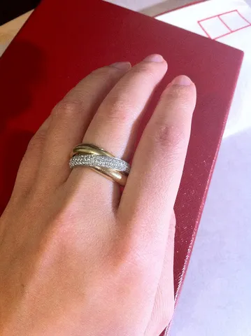 cartier trinity ring small