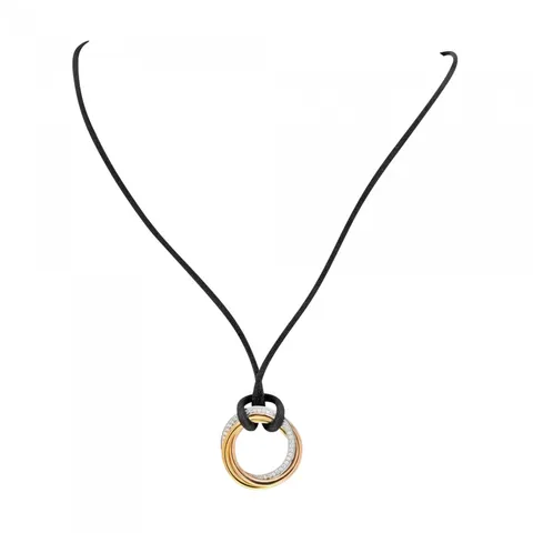 cartier necklace black