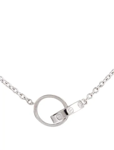 cartier 2 ring necklace