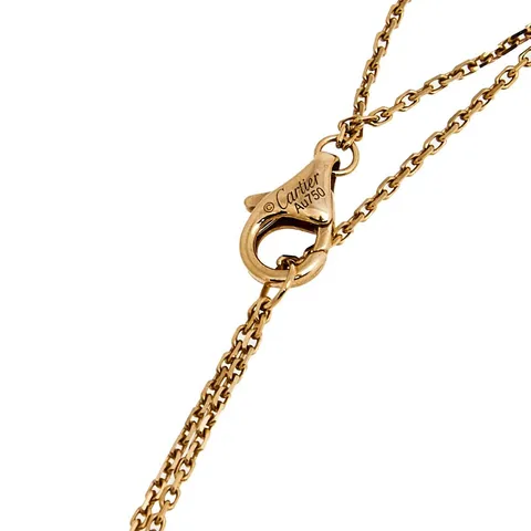 cartier au750 necklace