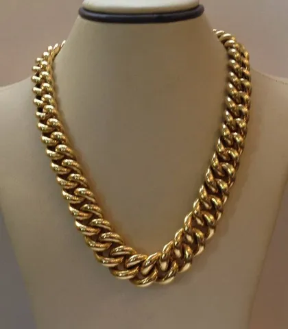 cartier cuban link necklace