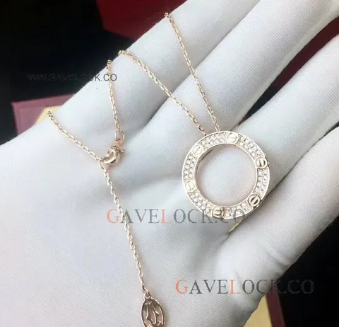 cartier padlock necklace