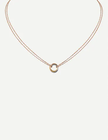 cartier yellow gold necklace