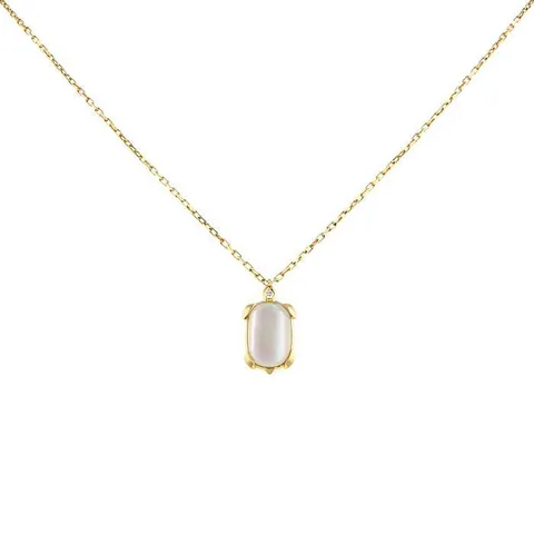 cartier necklace mother of pearl