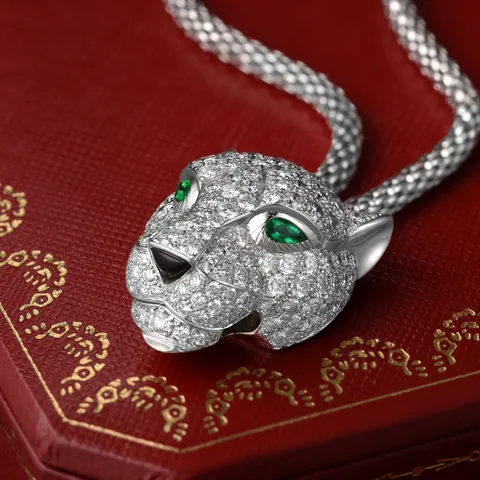cartier panthere pendant necklace