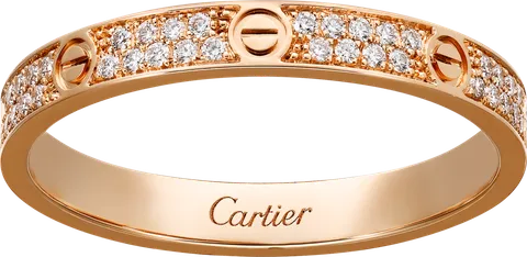 cartier love ring rose gold
