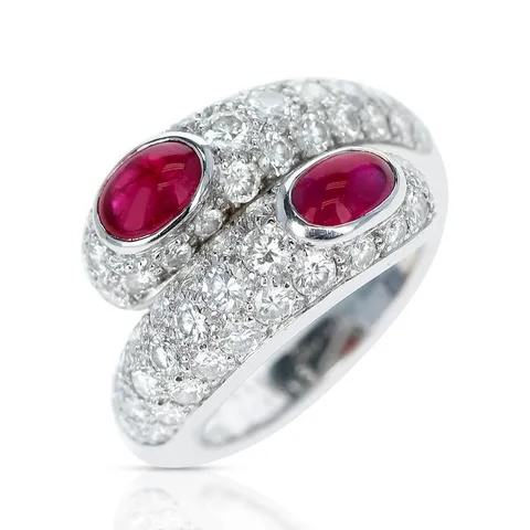 cartier ruby ring