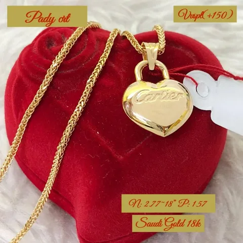 cartier heart pendant necklace