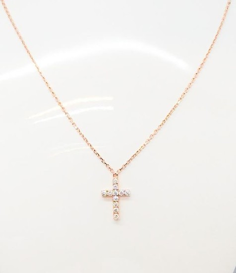 cartier gold cross necklace