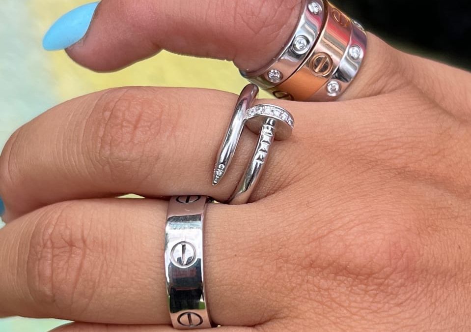 cartier love ring with diamonds