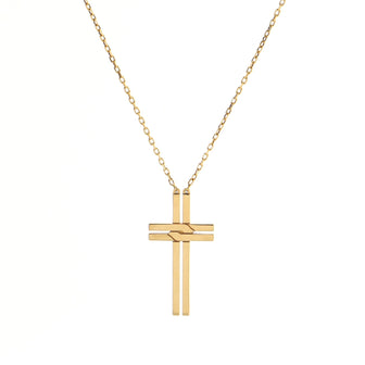cartier mens cross necklace