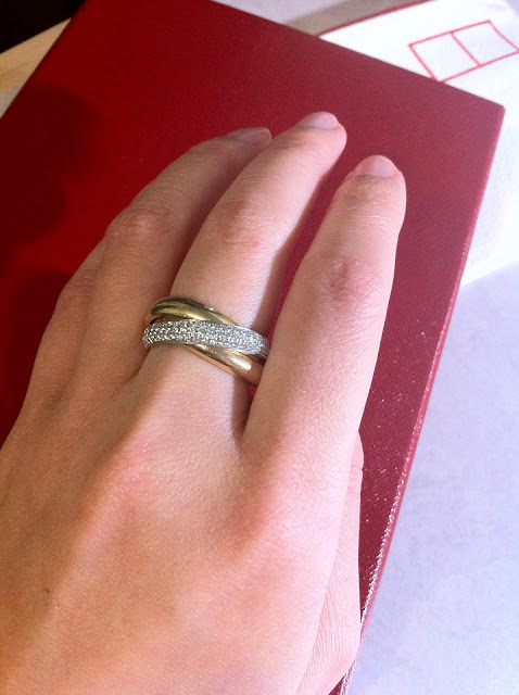 cartier trinity ring small