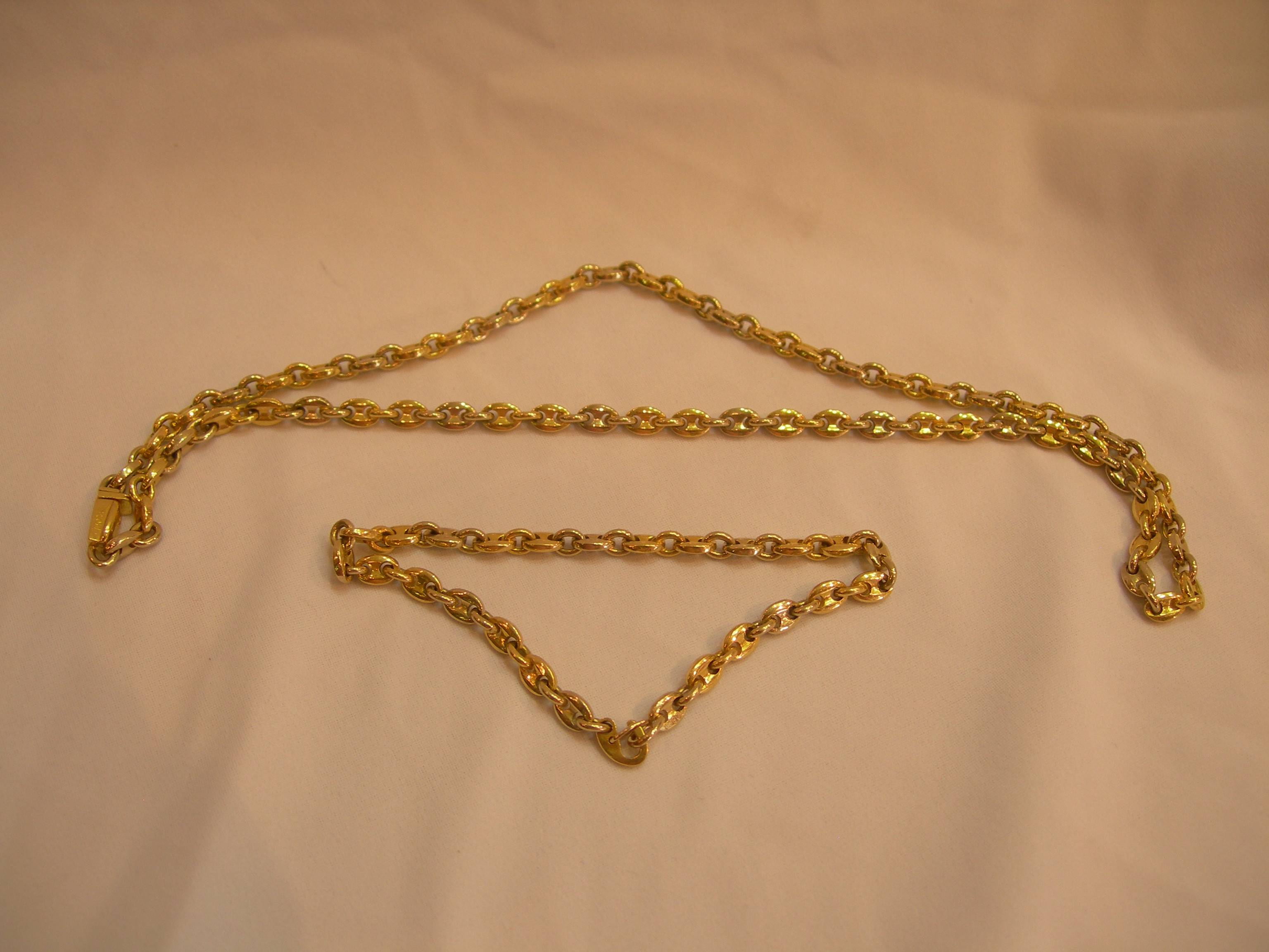 cartier gold chains for women