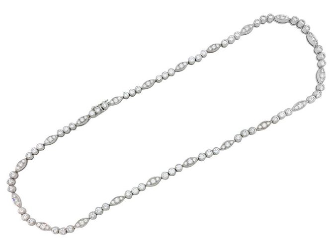 cartier platinum necklace