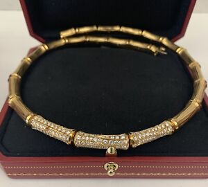 cartier diamond choker