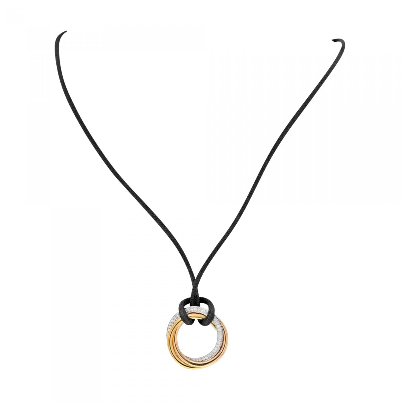 cartier necklace black