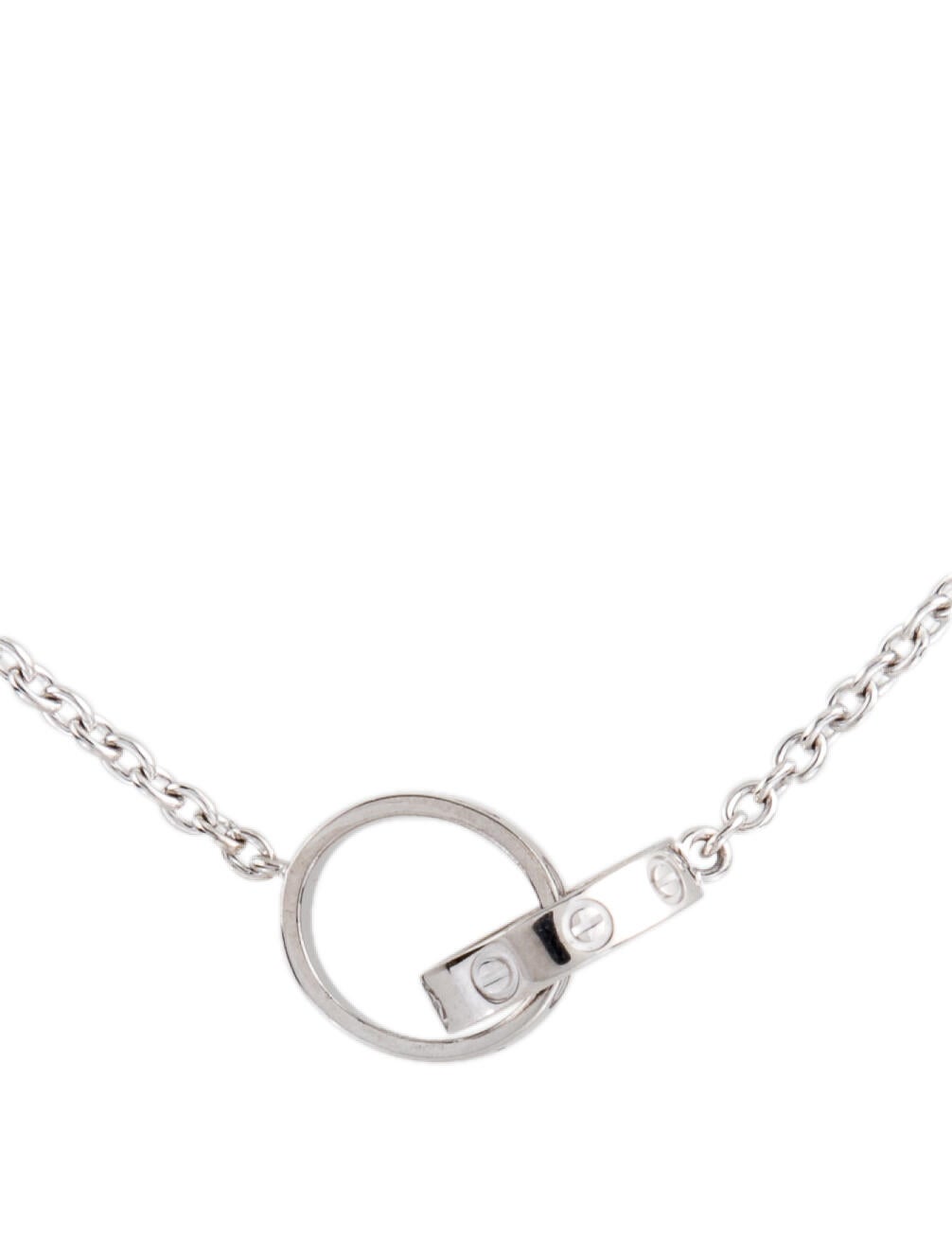 cartier 2 ring necklace
