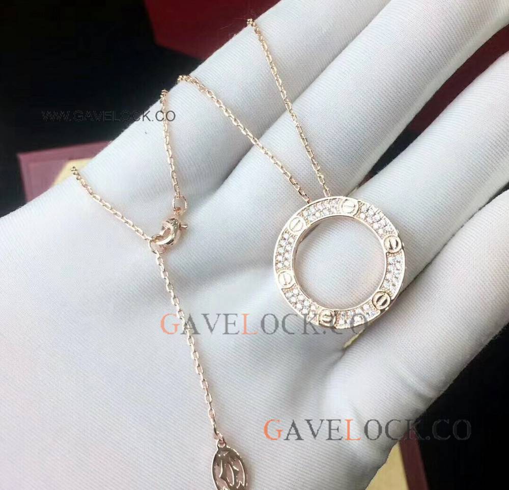 cartier padlock necklace