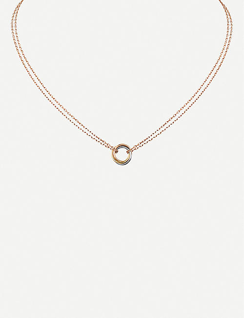 cartier yellow gold necklace