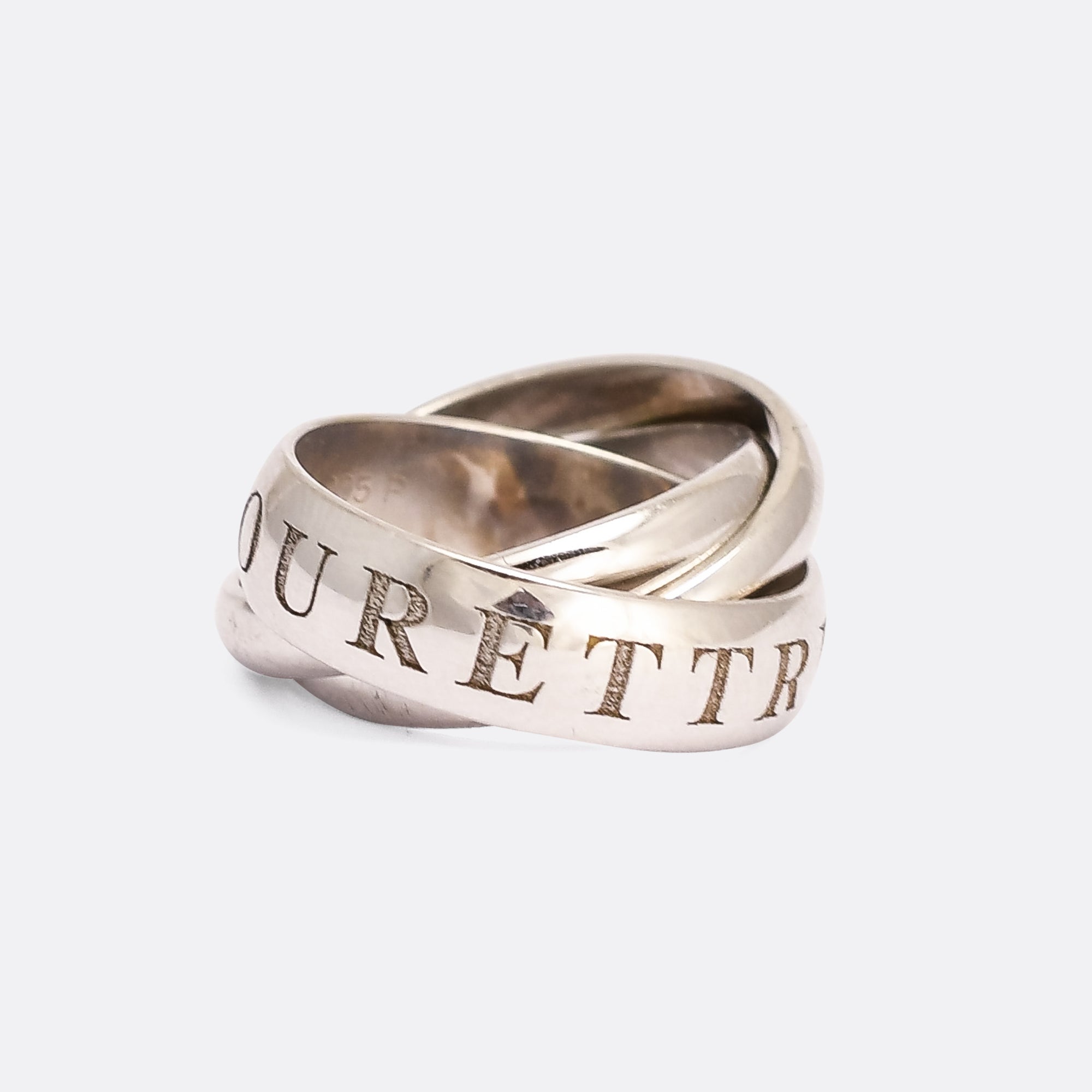 cartier trinity wedding band