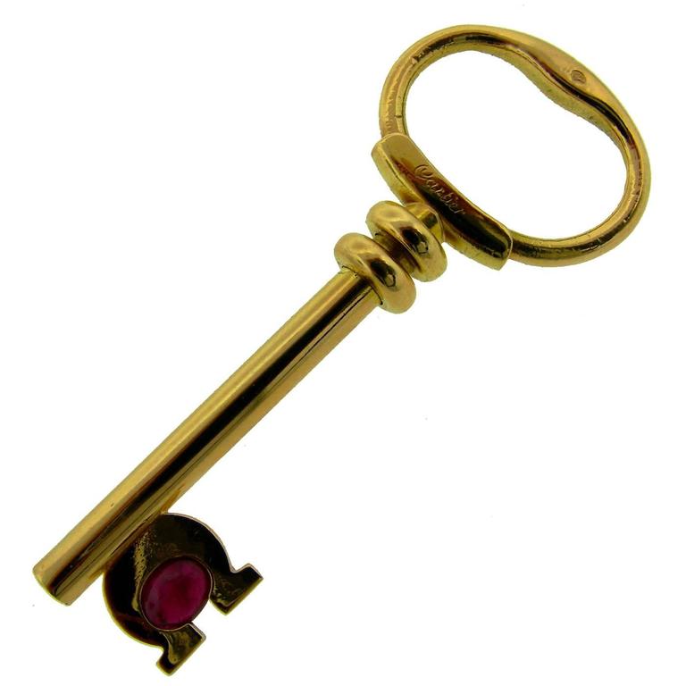 cartier key necklace
