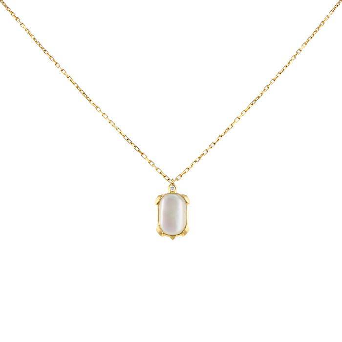 cartier necklace mother of pearl