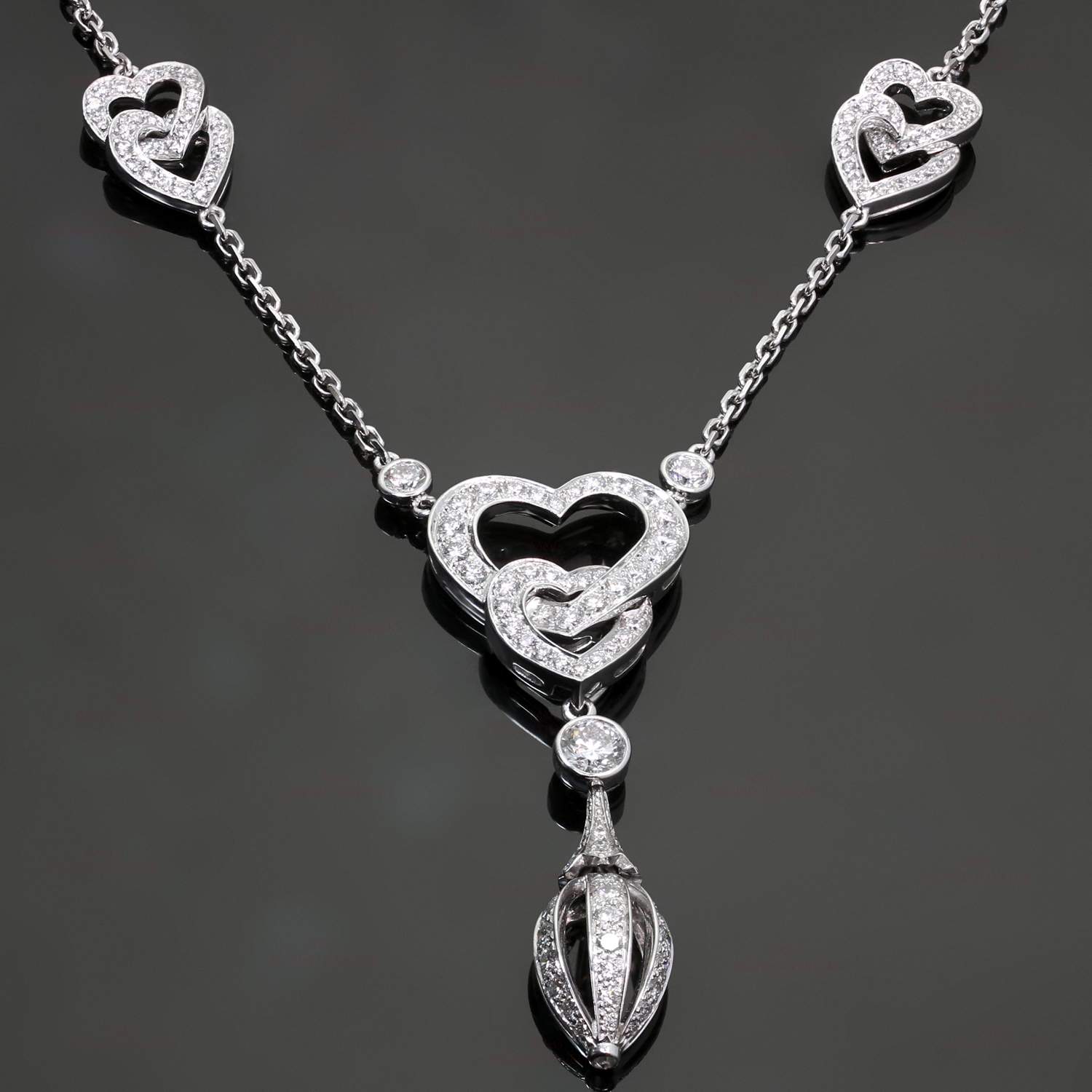 cartier white necklace