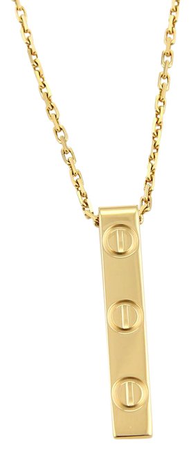 cartier gold ingot pendant