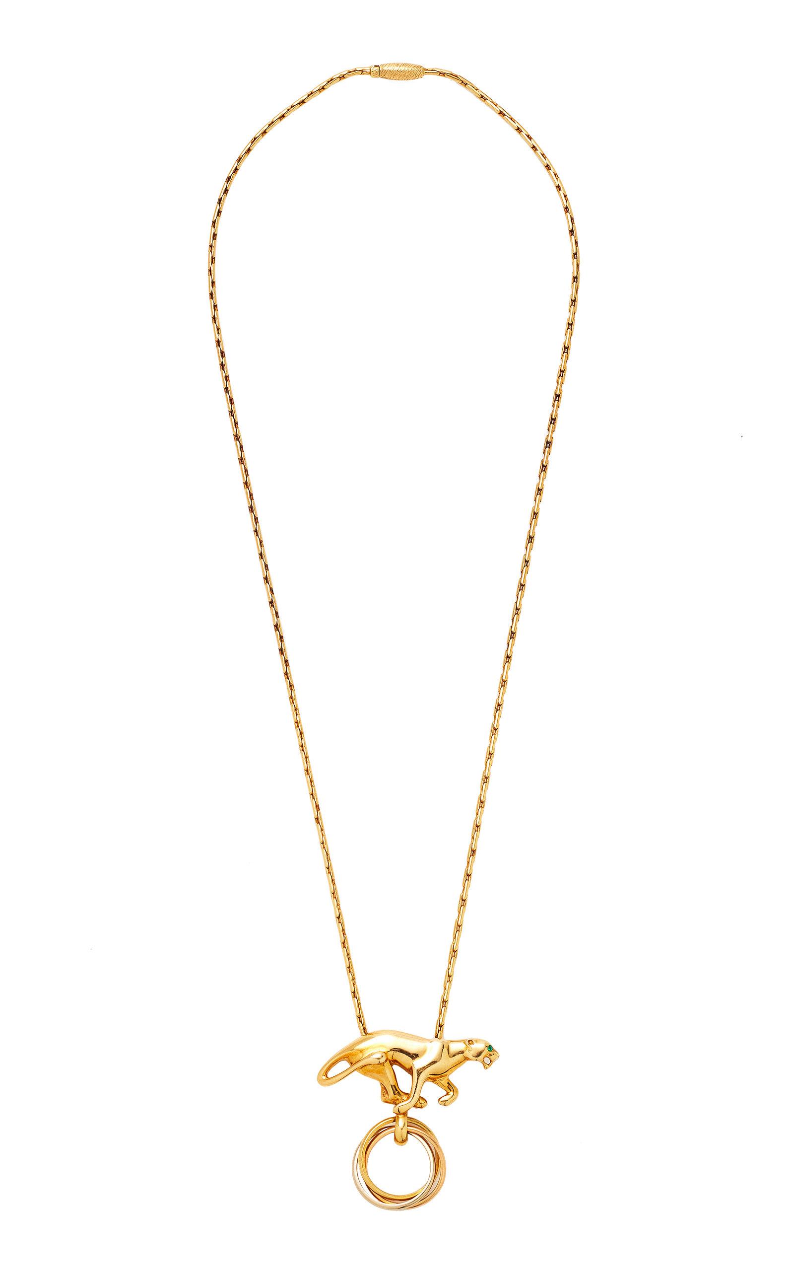 cartier long chain necklace