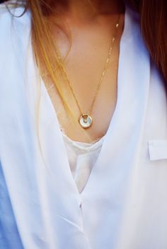 cartier amulette necklace mother of pearl