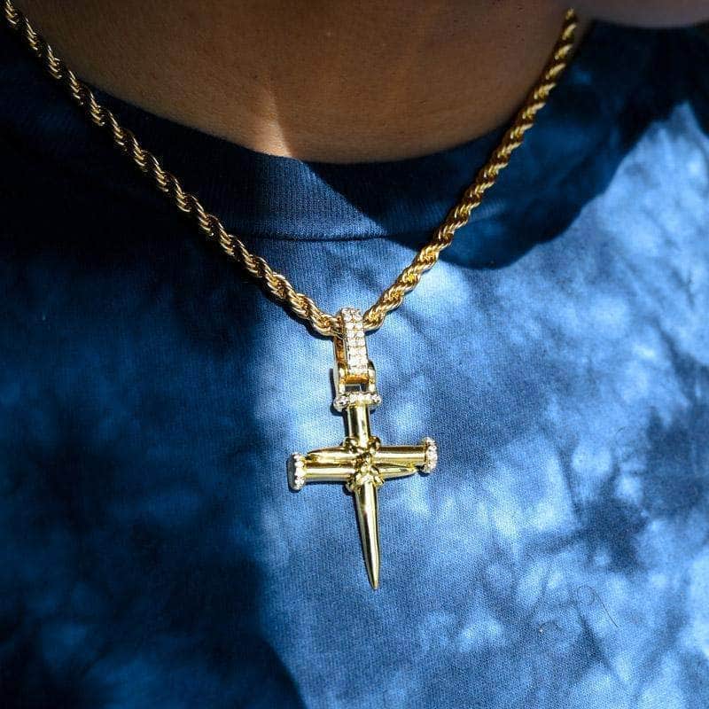 cartier nail cross necklace