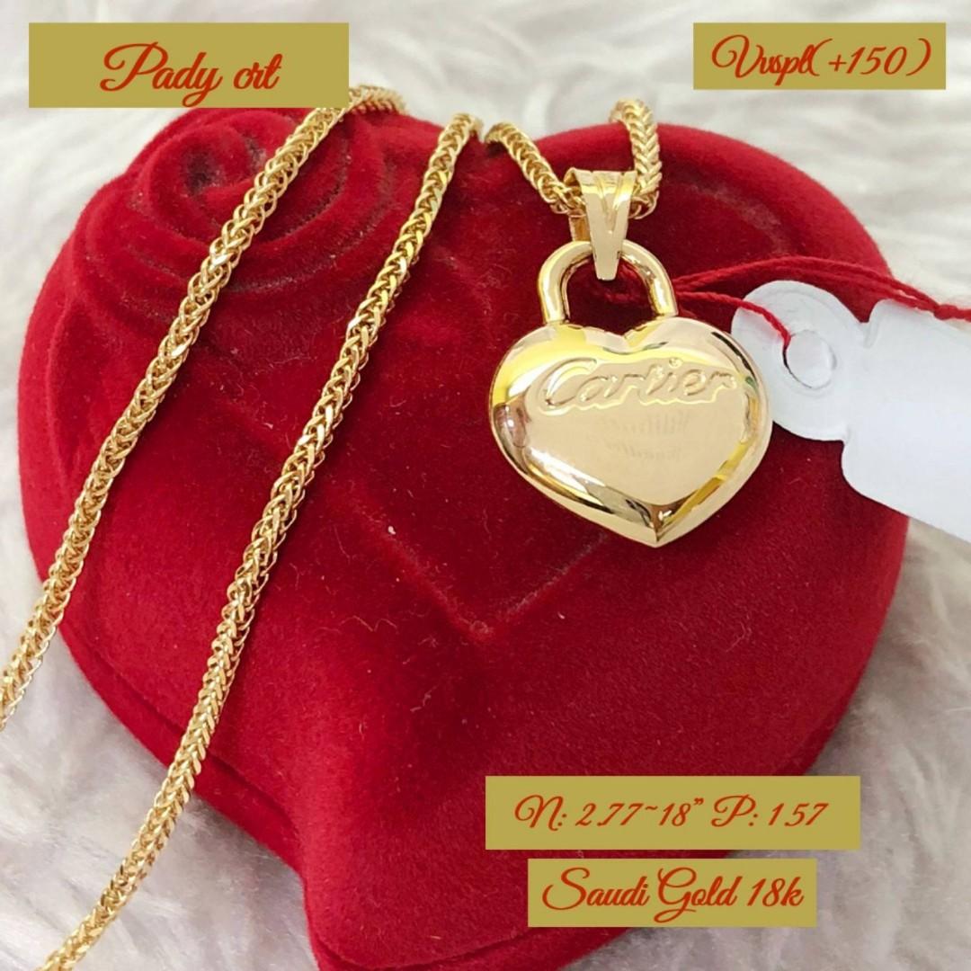 cartier heart pendant necklace