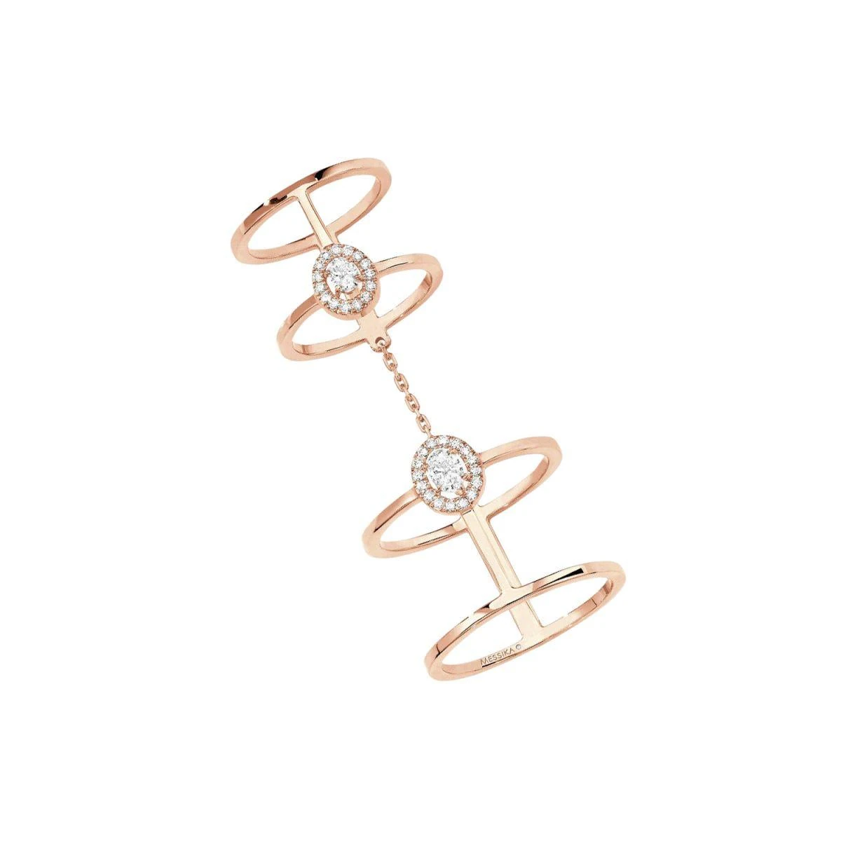 Messika Glam´azone Rose Gold Ring 6141-PG with Diamonds
