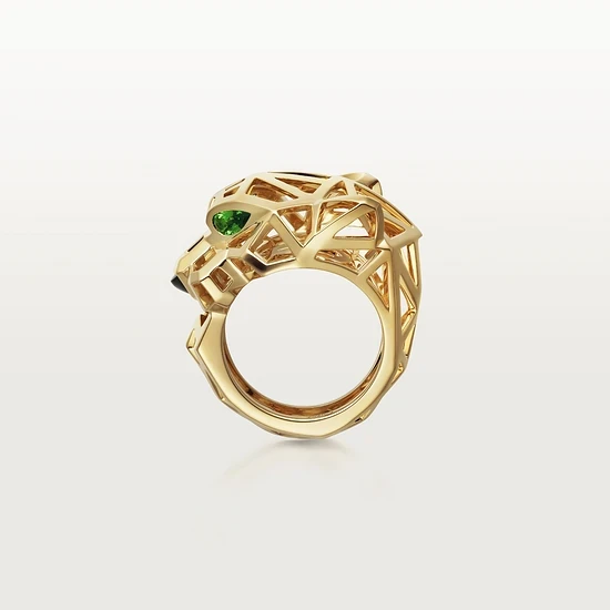 Cartier Panthère De Cartier N4767900, Yellow Gold,Black Lacquer, Tsavorite, Onyx