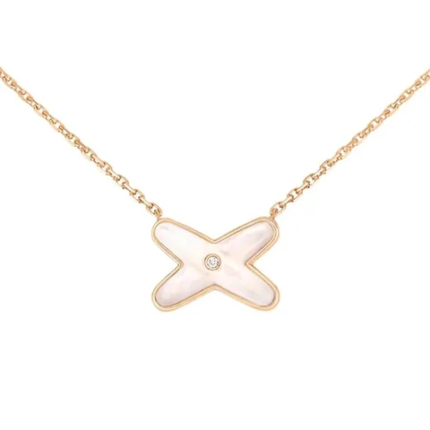 Chaumet Jeux De Liens Pendant 082930 Rose Gold Mother-of-pearl Diamond 2