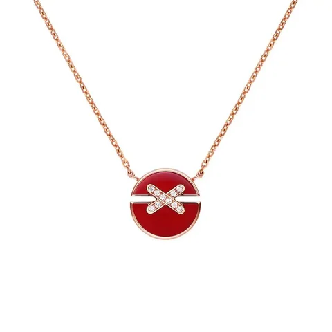 Chaumet 084428 Jeux De Liens Harmony Carnelian Small Model Pendant 2
