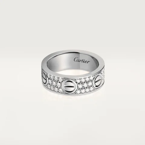 Cartier Love Ring B4087600-WG Diamond-paved White Gold 1