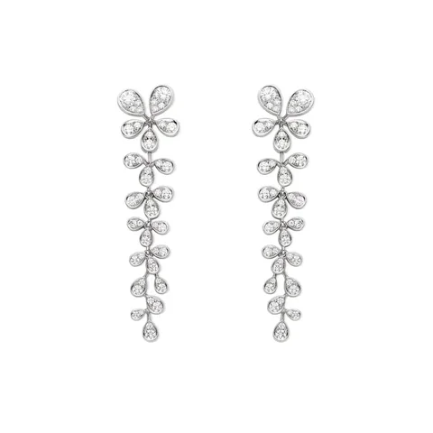 Chaumet Joséphine 083838 Aigrette Impériale Transformable Earrings White Gold Diamonds 1