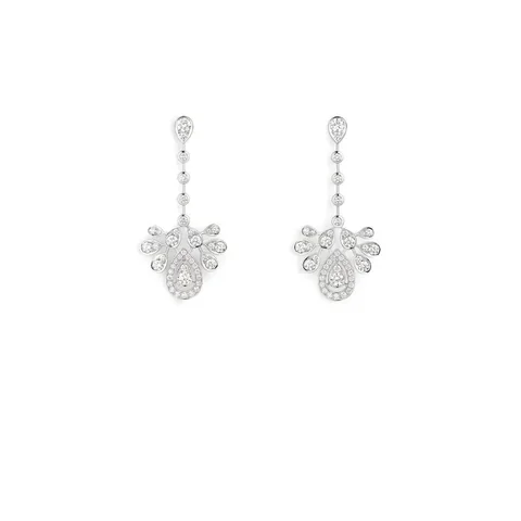 Chaumet Joséphine Aigrette Impériale Earrings 083102 White Gold Diamonds 2