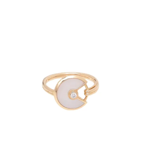 Cartier Amulette De Cartier Ring B4213300 XS Model Mother-of-pearl 1