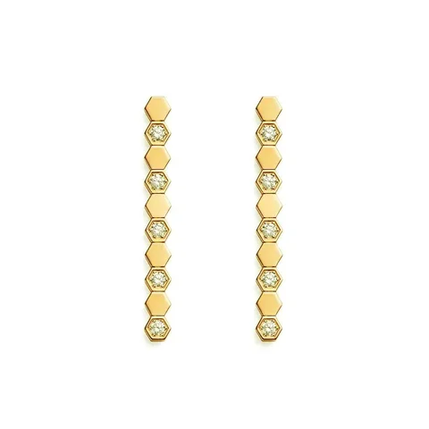 Chaumet Bee My Love Earrings Yellow gold diamonds 083993 1