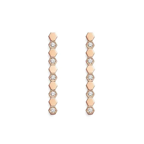 Chaumet Bee My Love Earrings 083993 Rose gold diamonds 2