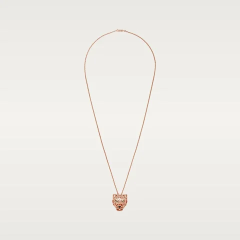 Cartier Panthère de N7424210 Cartier Necklace Rose Gold Tsavorite Garnets Onyx 1