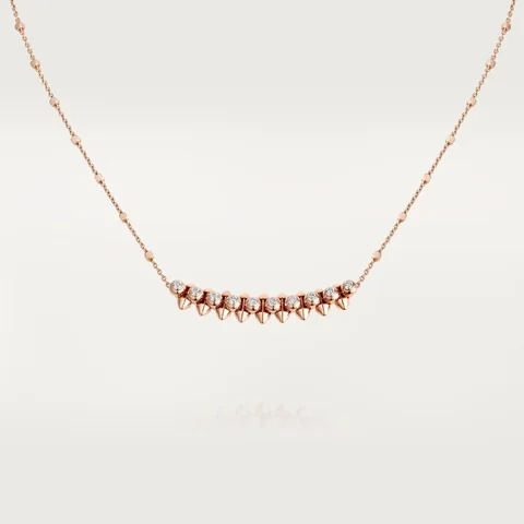 Cartier Clash De Cartier N7424312 Necklace Rose Gold Diamonds 1