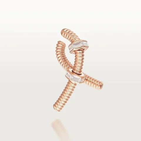 Cartier Ecrou De Cartier B8301437 Earring Rose Gold Diamonds 1