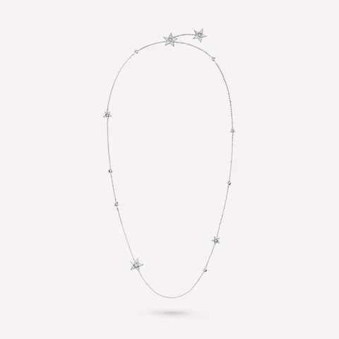 Chanel Les infinis de Comète J12128 Transformable Long Necklace 18k White Gold Diamonds 1